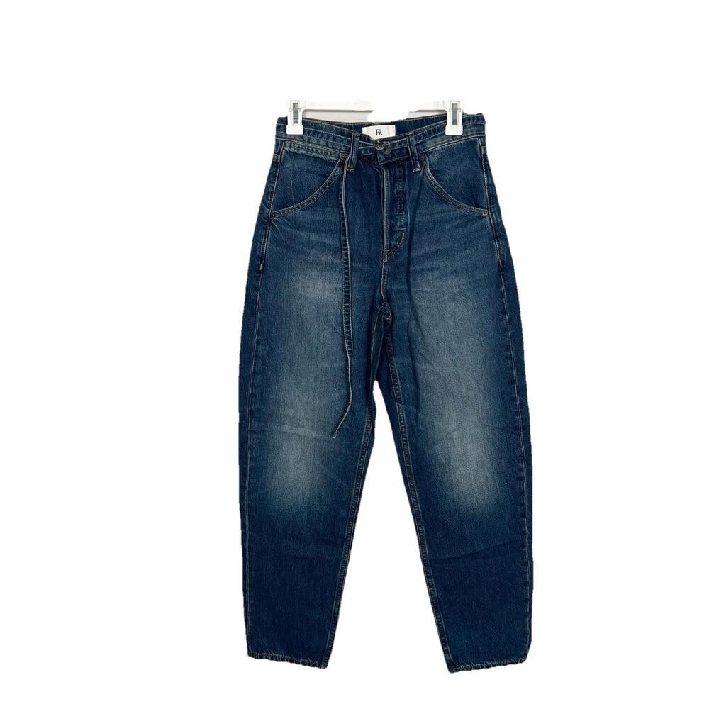 Banana Republic Straight Leg Jeans in Dark Blue Wash